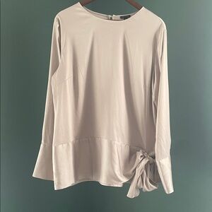 Ann Taylor Soft Beige Blouse